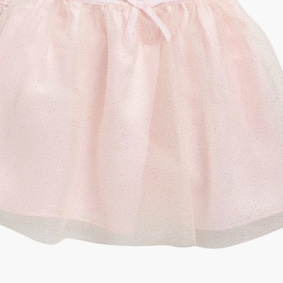 Elegant Pink and Cream Kids Dress Set - Picture 3 of 4